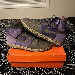 Vintage Nike Dunk High Earthquake Purple sb dunk high
Size 10